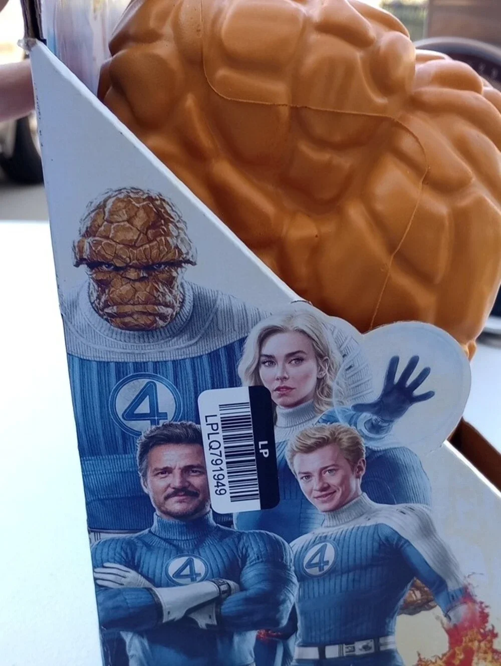 Marvel The Fantastic 4 First Steps The Thing Foam Smash Gloves -